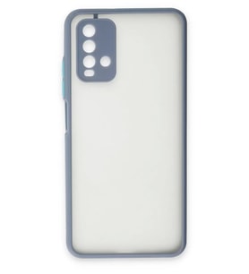 Newface Xiaomi Redmi 9T Kılıf Montreal Silikon Kapak - Gri