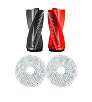 Roborock QRevo C Uyumlu 1 Adet Ana Fırça 2 Adet Mop Fiber Paspas