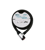 ANAHTARLI METAL KAPLAMA KAFAÇEK-İT KİLİT KAPAKMOTOR - BİSİKLET KİLİT ÇELİK TELSİYAH ŞEFFAF KILIF24MMX200CM (5343)