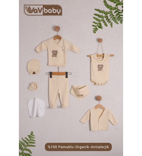 VaVBaby Organik Hastane Çıkışı 8’li Queen