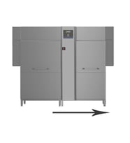 Electrolux Professional Endüstriyel Çift Durulamalı Konveyör Tip Bulaşık Makinesi 250 Sepet/saat (865506 İle Birlikte Sipariş Edilmelidir) EDR25PELA5WV