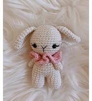 Maskot Şirin Köpekçik Amigurumi Organik Anahtarlık Oyuncak