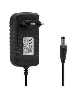 POWERMASTER PM-15429 24 VOLT - 1 AMPER 5.5*2.5 MM UÇLU PRİZ TİPİ PLASTİK KASA ADAPTÖR