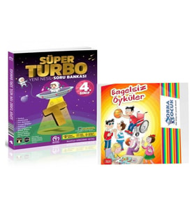 4. Sınıf Süper Turbo Yeni Nesil Soru Bankası  Ve Engelsiz Öyküler 6 Kitap