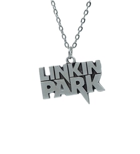 Linkin Park  Zincir Kolye - Gümüş Kaplama - Erkek Kadın Kolye - Kod:1062