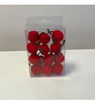 12 li Elma Süs 3 Cm Yılbaşı Ağacı Süsü - Mavi Su Dünyası (Çok Renkli)