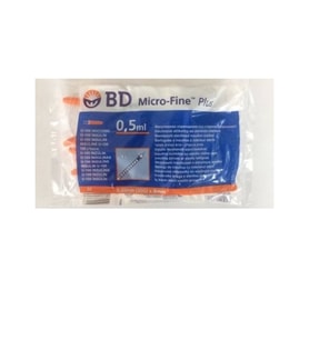 Bd Micro-Fine Plus 0,5 Ml Enjektör 30G 0,30mm x 8mm 10'lu (5 paket)