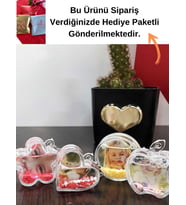 Fotoğraflı Kar Küresi Anahtarlık (Fotoğraf Dahil)