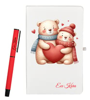 Kişiye Özel Defter ve Roller Kalem Hediye Seti