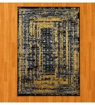 Modern Labirent Motifli 200 X 300 Bambu Yün Halı
