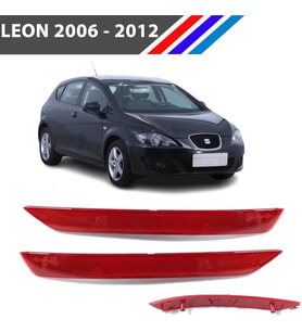Seat Leon Arka Tampon Reflektörü Sağ Sol Takım 2006 - 2012