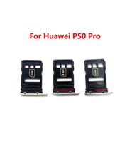 Huawei Uyumlu P50 Pro Sim Kart Yuvası Tepsi Tutucu Sim Kart Okuyucu Soketi (Mavi)