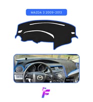 MAZDA 3 (2009-2013) Araca Özel Torpido Örtüsü Ön Göğüs Kılıfı Tam Koruma Oto Aksesuar TD35