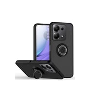 Xiaomi Redmi Note 13 Pro 4g Montreal Yüzüklü Silikon Kapak - Siyah