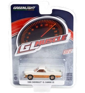 Greenlight 1980 Chevrolet El Camino SS 1/64 Model Araba (Krem)