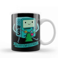 Adventure Time Bmo Merry Christmas Kupa Bardak Porselen
