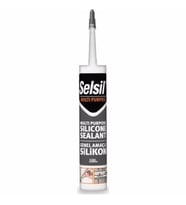 SELSİL GENEL AMAÇLI SİLİKON 280 GR SİYAH (Karışık)
