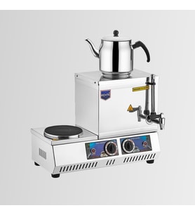 Remta K30 15 Model Tek Demlikli Elektrikli Çay Ocağı - Kahveci Takımı 13 lt 1500 W