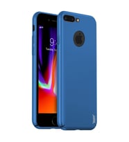 Buff iPhone 8 Plus ile Uyumlu Slim Fit Kılıf Blue (Mavi)