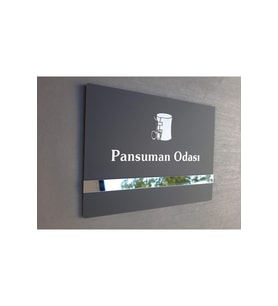 Soft Seri Pansuman Odası Kapı İsimliği