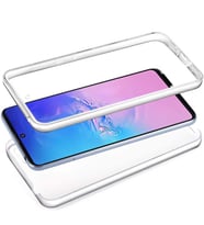 Xiaomi Redmi Note 9 4G Kılıf 360 Tam Koruma Şeffaf Silikon (Renksiz)