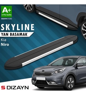 S-Dizayn Kia Niro Skyline Aluminyum Yan Basamak 183 Cm 2017 Üzeri A+ Kalite