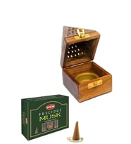 Konik Tütsü Yakma Kutusu Precious Musk Cones