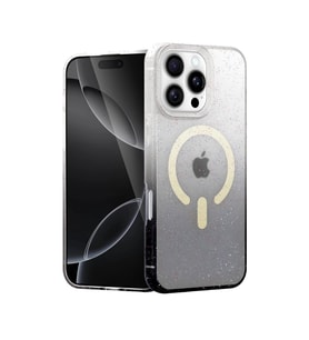 İphone 16 Pro Max Pummel Shiny Magsafe Kapak - Siyah