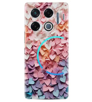 Infinix GT 20 Pro Kılıf Boutique Baskılı Resimli Renkli Kalpler Pcode -040