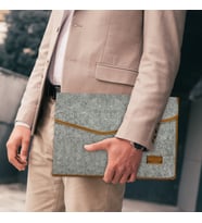 Casedress Keçe Laptop ve Evrak Çantası 15.6 Inç