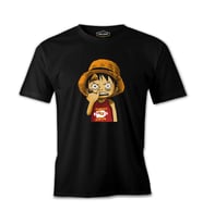 One Piece - Tamago Siyah Erkek Tshirt