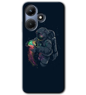 İnfinix Hot 30i Kılıf HD Desen Baskılı Kılıf - Astronot Kıyafeti