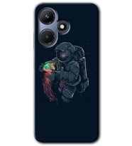 İnfinix Hot 30i Kılıf HD Desen Baskılı Kılıf - Astronot Kıyafeti