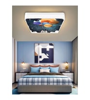 Space-astronot Avize-led Avize-25watt-30cm X 30cm, Çocuk Odası Avize, Avize Modelleri