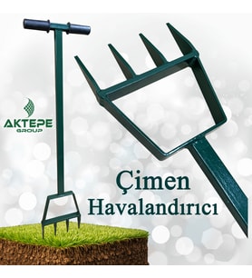 Çim Havalandırma Çimen Havalandırıcı Sivri Uçlu Toprak Kök Havalandırma Bahçe Aleti Çim Bakımı