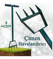 Çim Havalandırma Çimen Havalandırıcı Sivri Uçlu Toprak Kök Havalandırma Bahçe Aleti Çim Bakımı