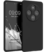 Matte Silicone Xiaomi Redmi A4 Kılıf Siyah [Redmi A4 ile Uyumlu Kılıf - Siyah]