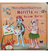 Meritta İle Resim Dersi - Meritta Plaj ve Banyo Kitabım