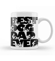 Best Dog Dad Ever Cool Gift Kupa Bardak Porselen