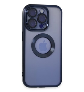 iPhone 15 Pro Max Kılıf Slot Silikon - Lacivert