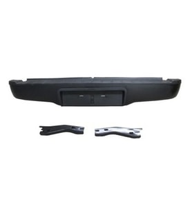 2012-2015 Toyota Hilux Pıck Up Vıgo- D4D Arka Tampon Siyah (Plaka Takılan Tip) (Bağlantı Ayaklı) (Bf