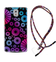 Samsung Note 3 4 5 8 9 20 Ultra 10 Lite Kılıf Boyun Asklı Rasta Silikon Daireler 1751