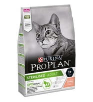 Pro Plan Sterilised Somonlu Kedi Maması - 3 kg (Beyaz - Yeşil)