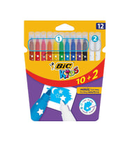 Bic Kids Colour & Erase Silinebilir Keçeli Kalem (12'li)