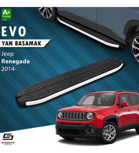 Jeep Renegade Evo Aluminyum Yan Basamak 173 Cm 2014 Üzeri