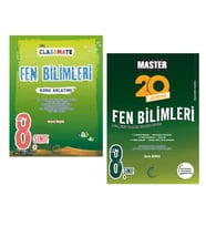 OKYANUS YAYINCILIK 8. Sınıf Classmate Fen Bilimleri Konu Anlatımı + Master 20 Denemesi (2 Kitap)