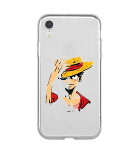 Iphone XR Uyumlu One Piece Luffy Tasarımlı Şeffaf Telefon Kılıfı