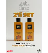 ILGAZ Düzce Tütün Kolonyası 2'li Set 80 Derece 400 ml Elegance Series