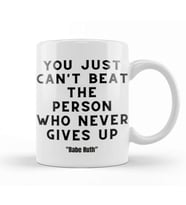 Babe Ruth Quotes Baseball Kupa Bardak Porselen