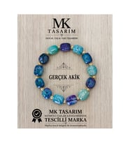 MK TASARIM GERÇEK AKİK TAŞI BİLEKLİK MK.7000.821- RAHATLIK-DİNGİNLİK-ENERJİ- STRES BİLEKLİĞİ